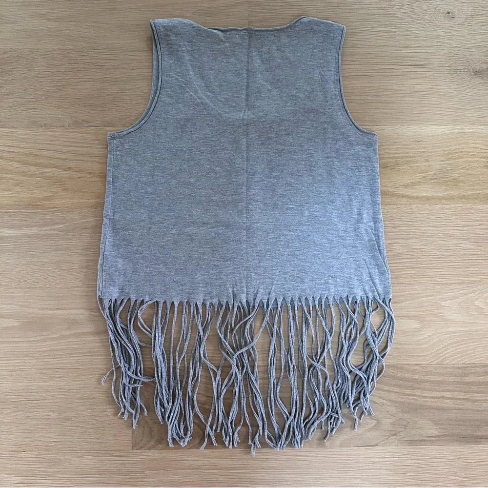 LA MADE - WOMEN'S TOP - SIZE SMALL - GREY - Picture 2 of 6